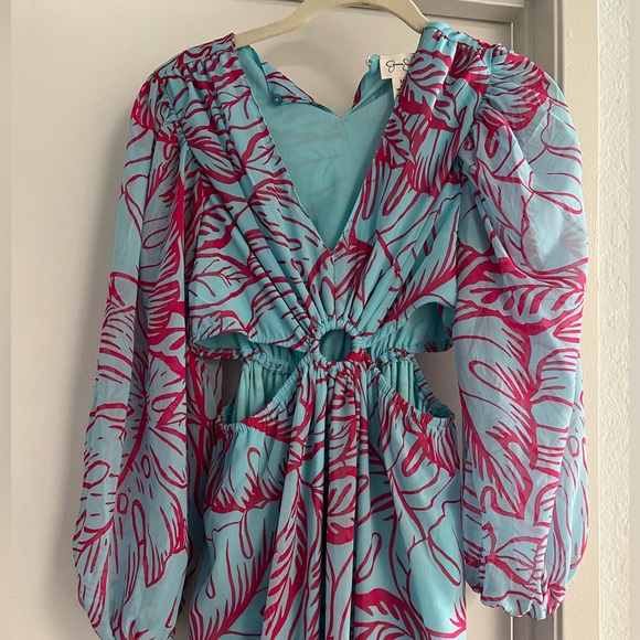 Jessica Simpson tropical maxi dress - Picture 7 of 8